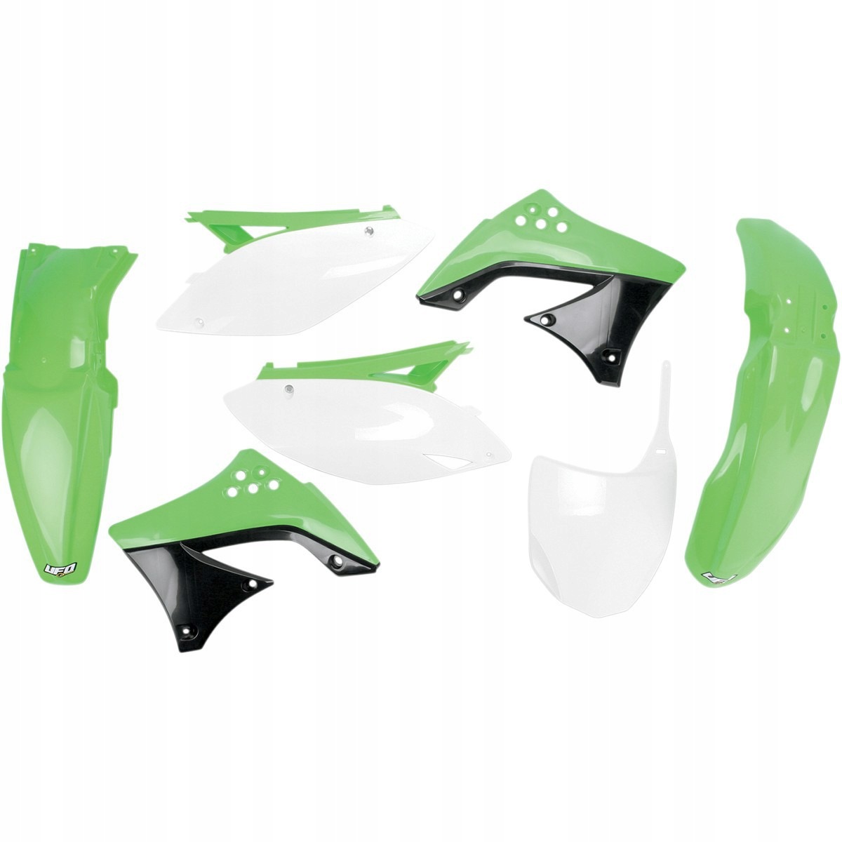 Ufo Sada Plastov Kawasaki Kxf 450 '09-'11 Farba Oem '09