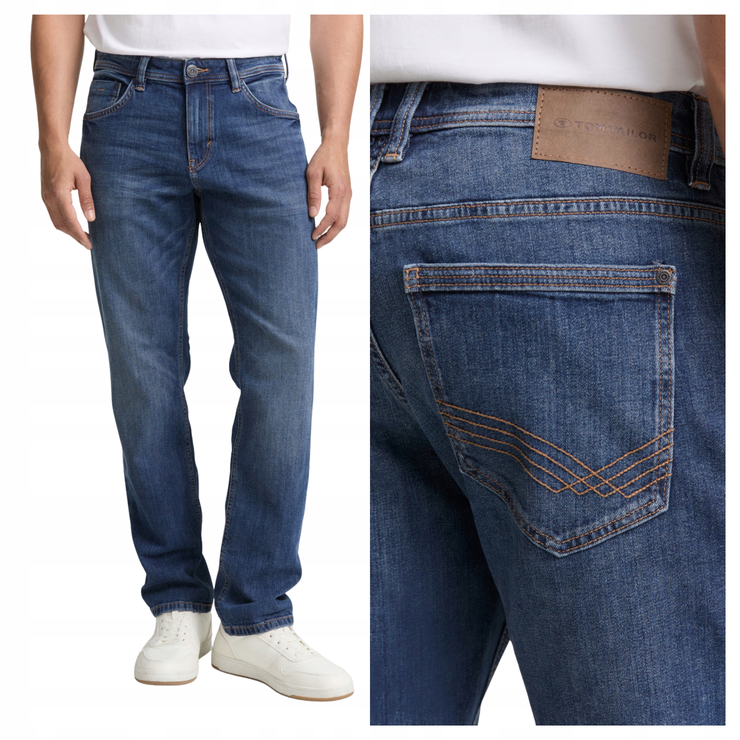 Tom Tailor Marvin Pánské kalhoty Džíny Jednoduché Klasické Pravidelné W33 L34