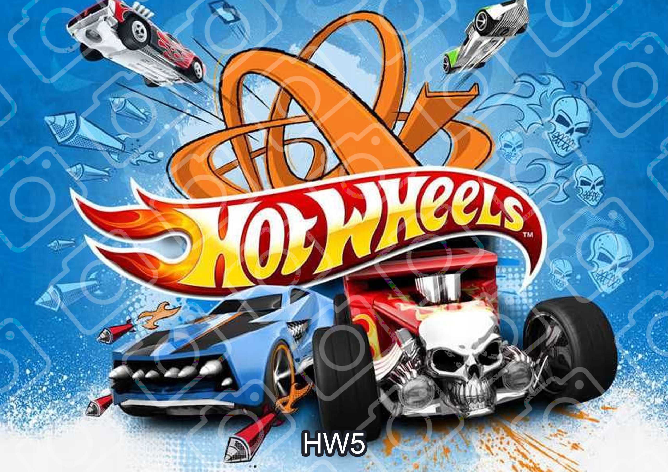 Opłatek na Tort HOT WHEELS CARS Wydruk Waflowy A4 EAN (GTIN) 5902973128512