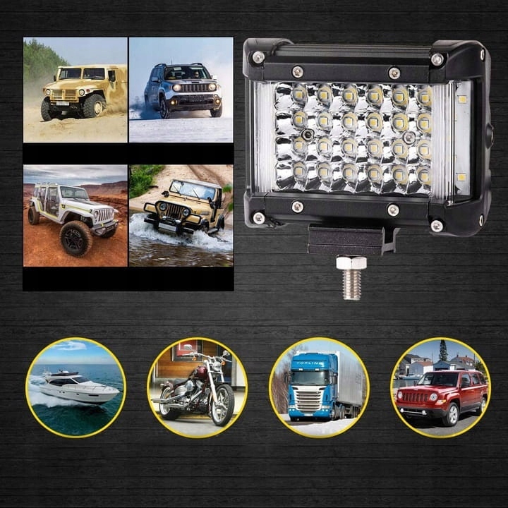 ZESTAW 2 X HALOGEN LAMPA ROBOCZA LED 148W 12 24V Light Source LED