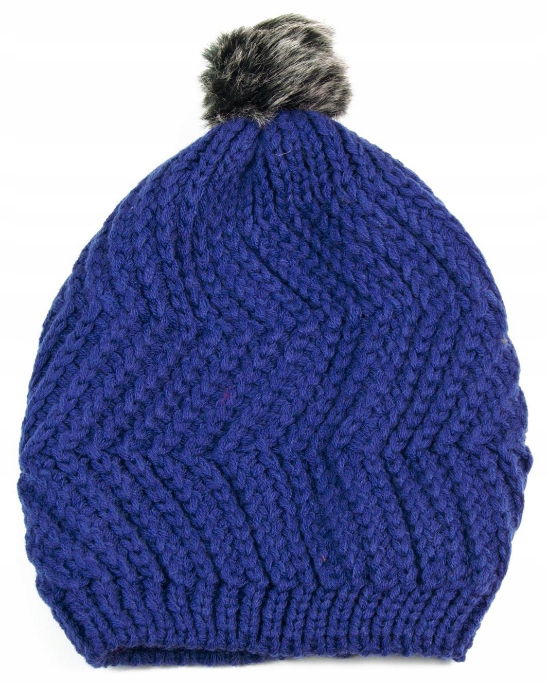 

Szaleo gruba Czapka futerko Pompon cz2504-3