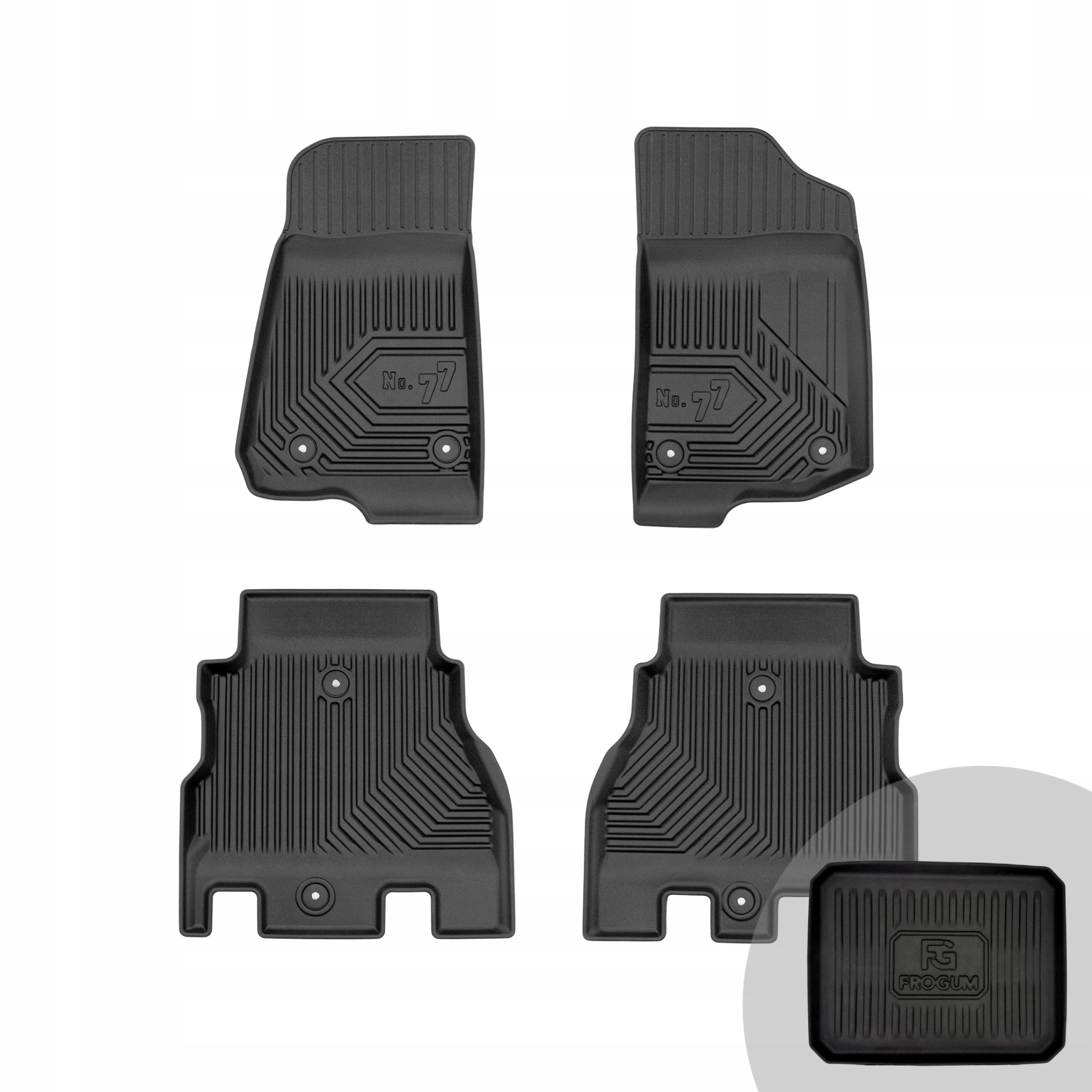 Frogum Koberce do auta pro Jeep Wrangler IV Rubicon od roku 2017