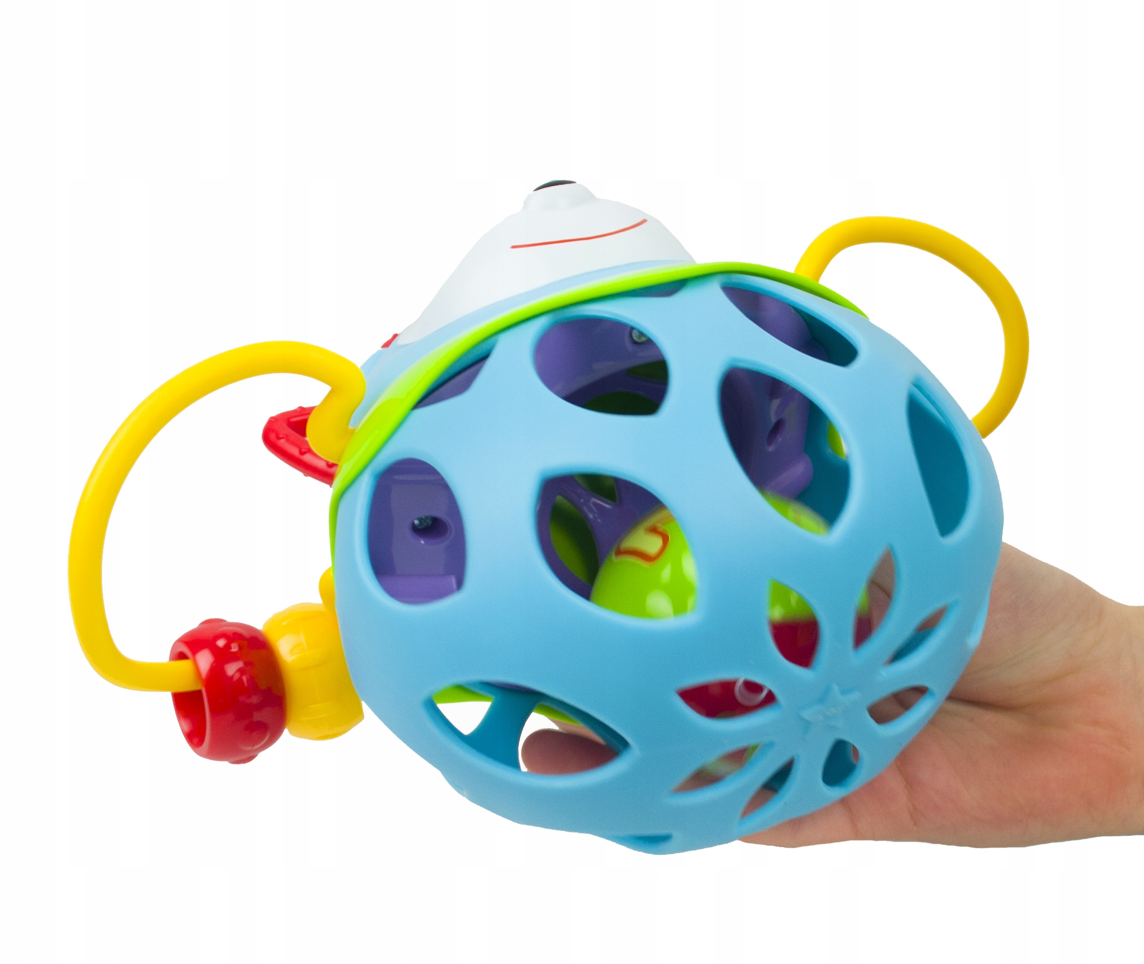 GRZECHOTKA JEŻ SENSORYCZNA ZABAWKA GUMOWY GRYZAK