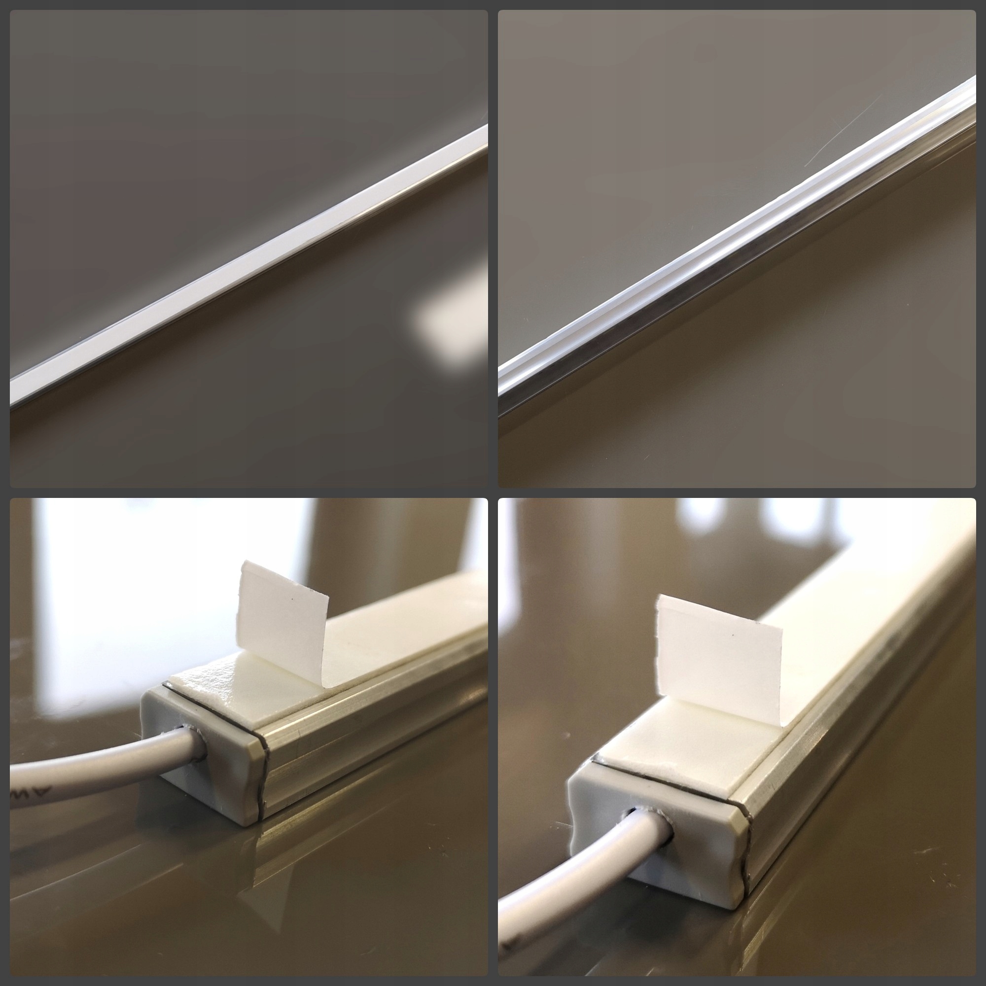 Listwa LED 4x60cm Oświetlenie SZAFY Witryny GABLOT Marka Media-Comp