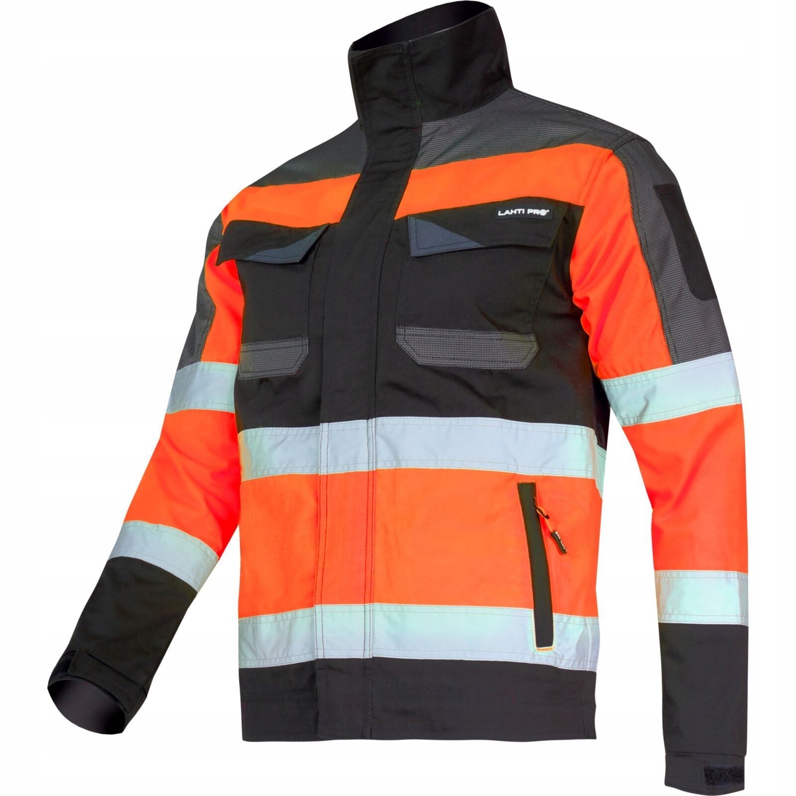 Oranžová výstražná pracovní bunda Slim Fit Lahti Pro L40412 L