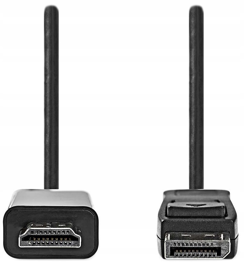 Przewód NEDIS HDMI/ wtyczka DisplayPort - wtyczka HDMI/ czarny/ bulk/ 2m
