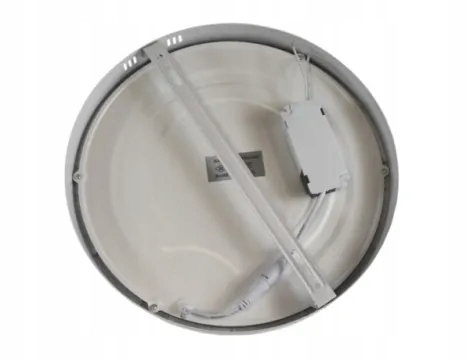 PLAFON LAMPA NATYNKOWA 24W BARWA ZIMNA OKRĄGŁA BIAŁA ALUMINIOWA KLOSZ PVC Marka Brolux