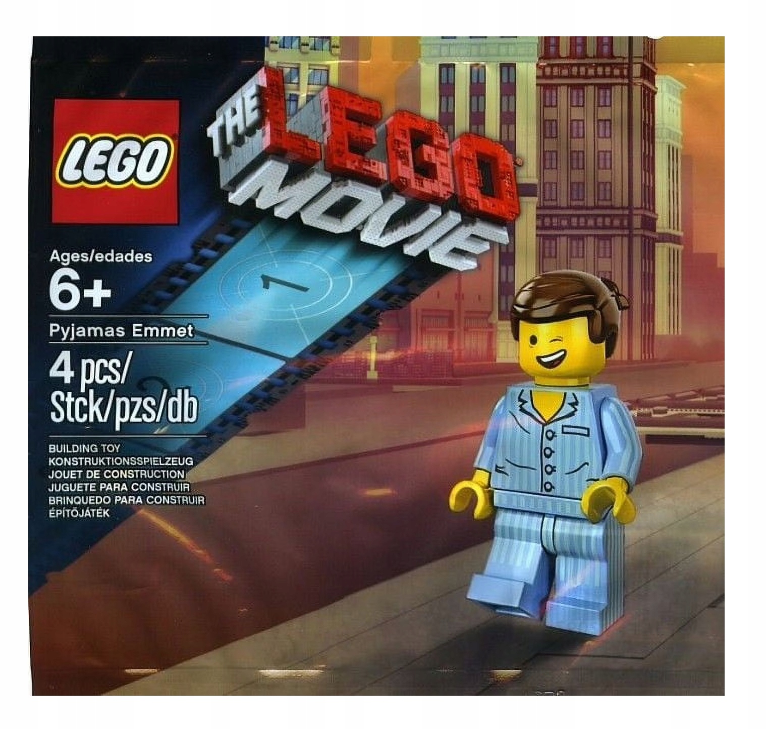 Lego Movie Przygoda Emmet w piżamie pyjamas 5002045 polybag Misb 2014
