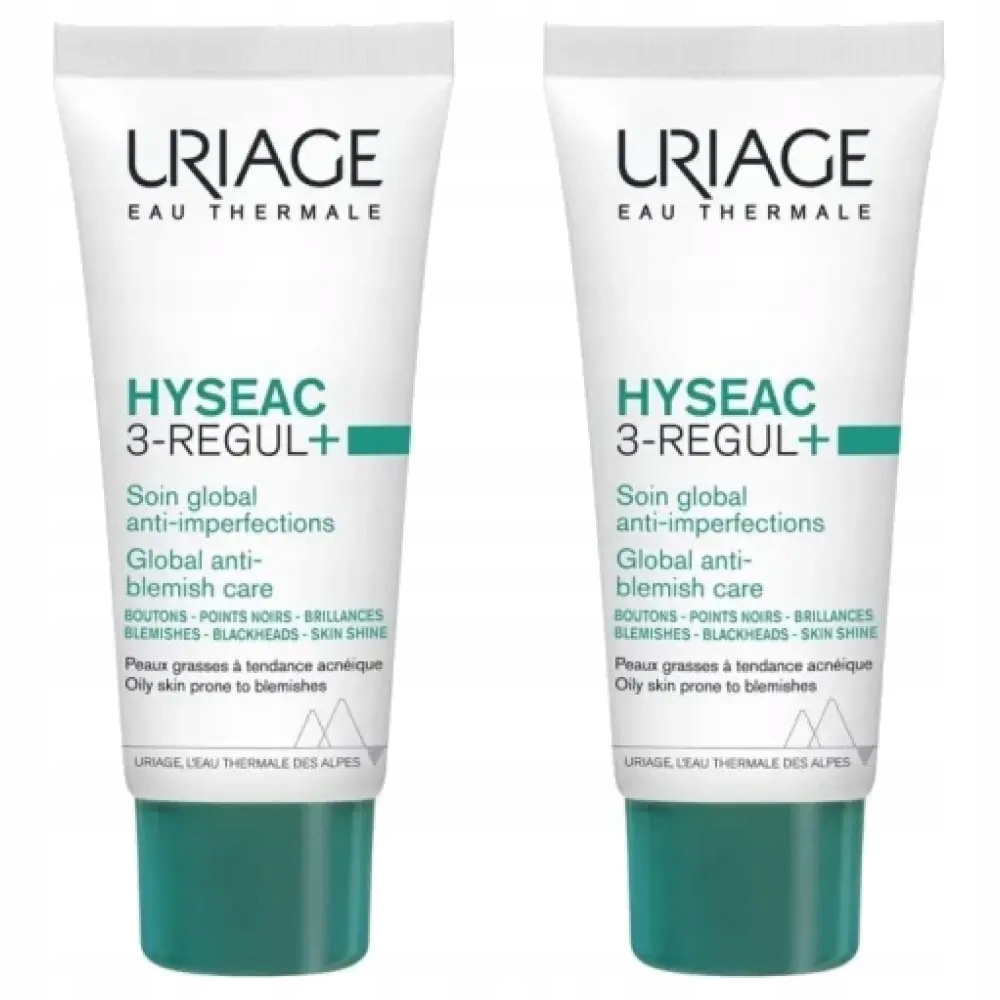2x Uriage Hyseac 3-Regul Krem do twarzy, 40 ml