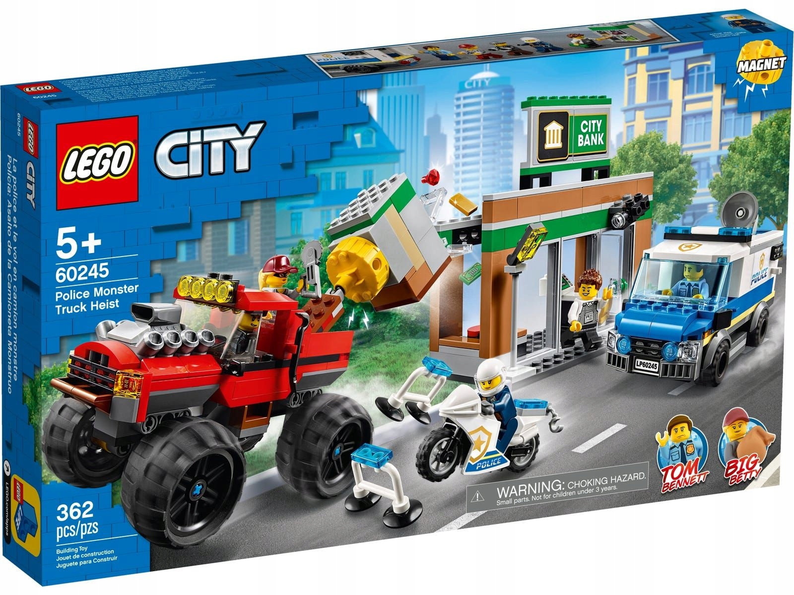 LEGO 60245 CITY - NAPAD Z MONSTER TRUCKIEM