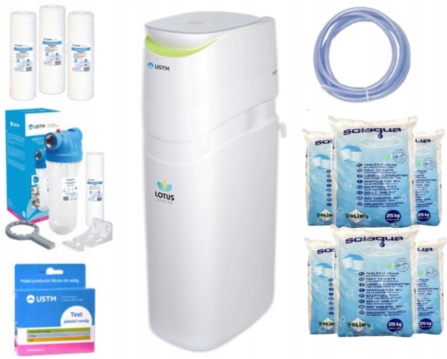 Zmiękczacz wody 25L Ustm Lotus sensor zestaw