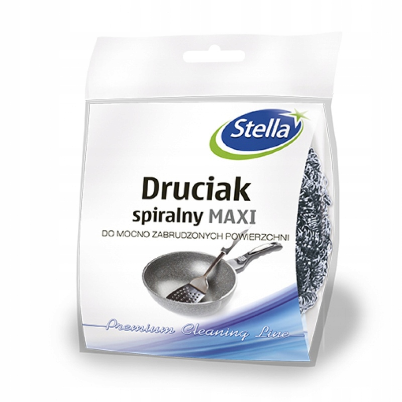 

Druciak spiralny Stella maxi 1szt srebrny