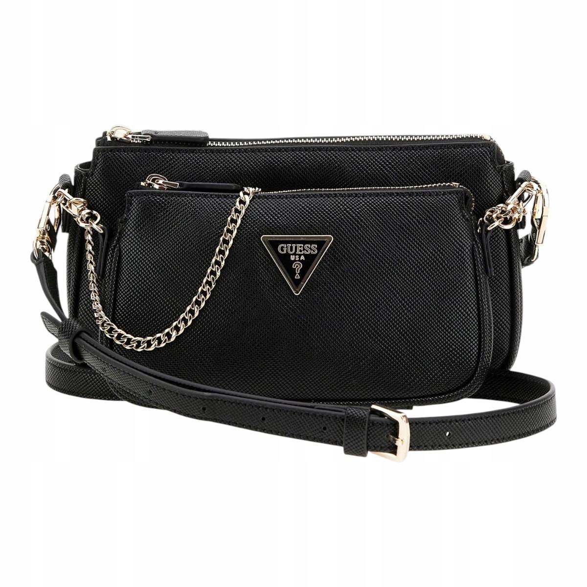 Guess Dámská Kabelka Noelle II Double Pouch Černá