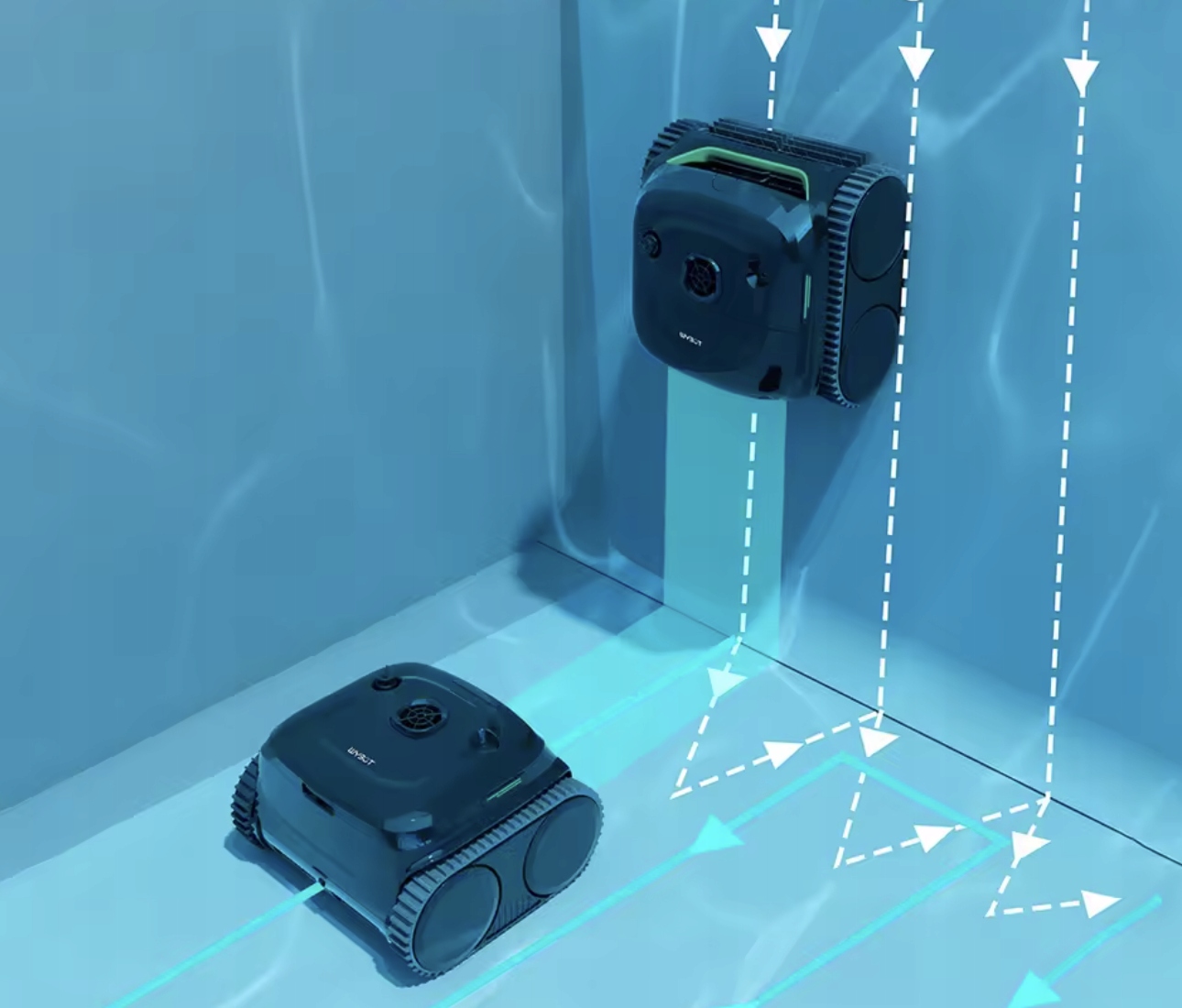 BEZPRZEWOWDOWY ROBOT ODKURZAJĄCY DO BASENÓW 150m2 120 minut APKA WYBOT C2 Producent WYBOT