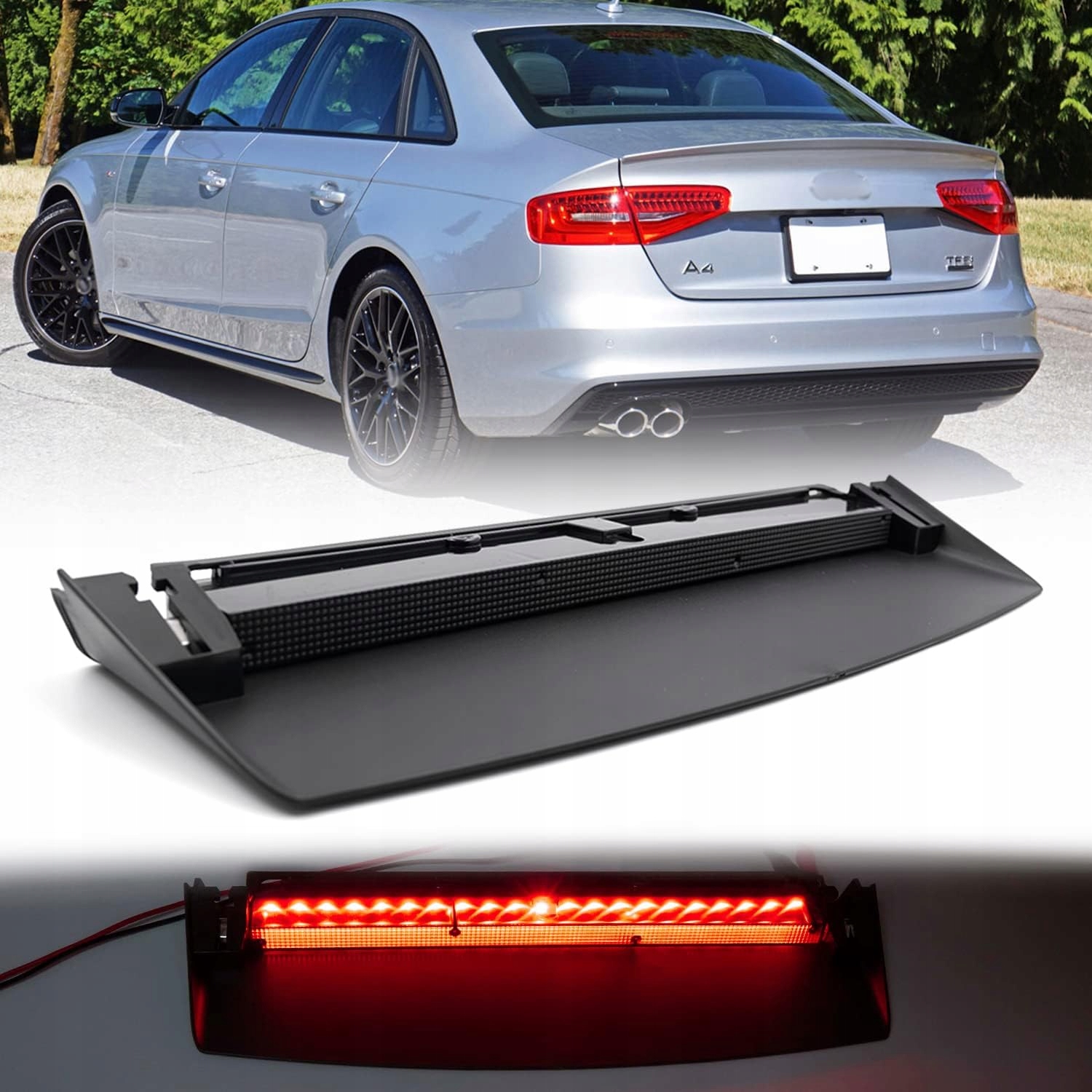 LAMPA TYŁ STOP TRZECIE ŚWIATŁO STOPU AUDI A4 B8 2007-2015 SEDAN