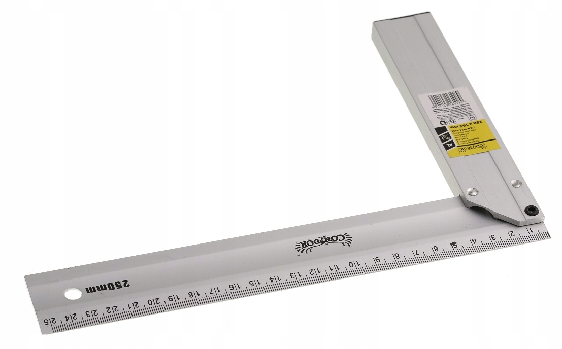 

Kątownik Stolarski Aluminiowy 250 mm Traserski