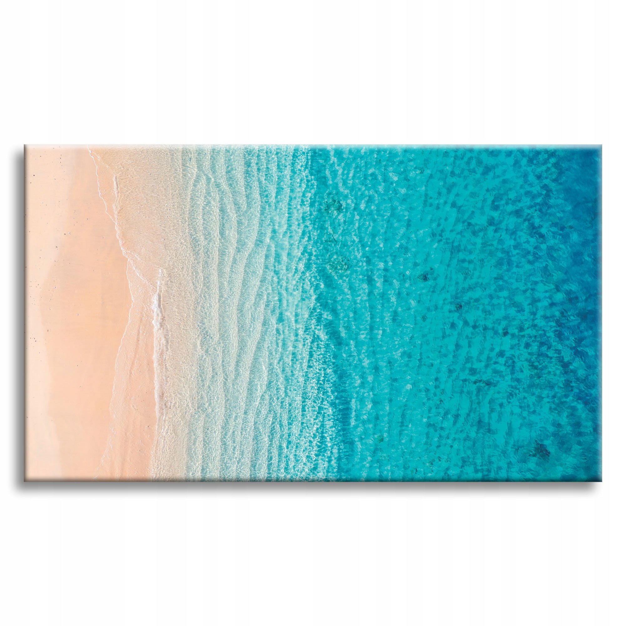 Obraz na plátně Pláž a Moře Voda Vlny Příroda 90x60 cm Ideální jako dárek
