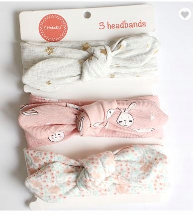 

Zestaw 3 Opasek na głowę dla niemowląt Pin Up