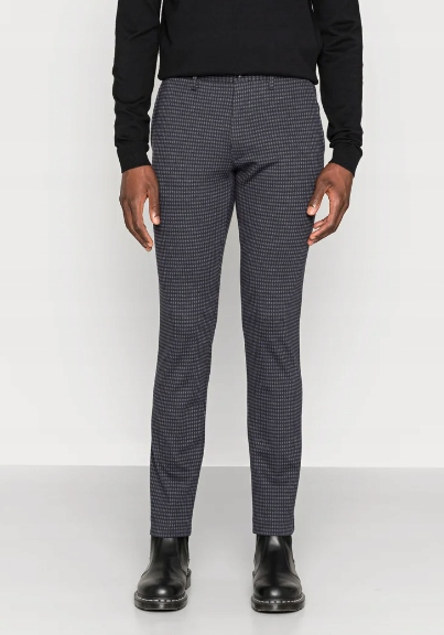 Tommy Hilfiger Tailored Chinosy pánské kostkované kalhoty Slim W31 L34 31/34