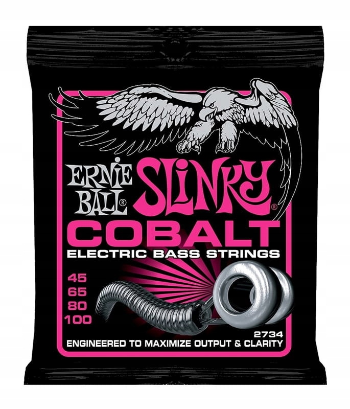 Ernie Ball 2734 Cobalt struny pro git. bas. 45-100