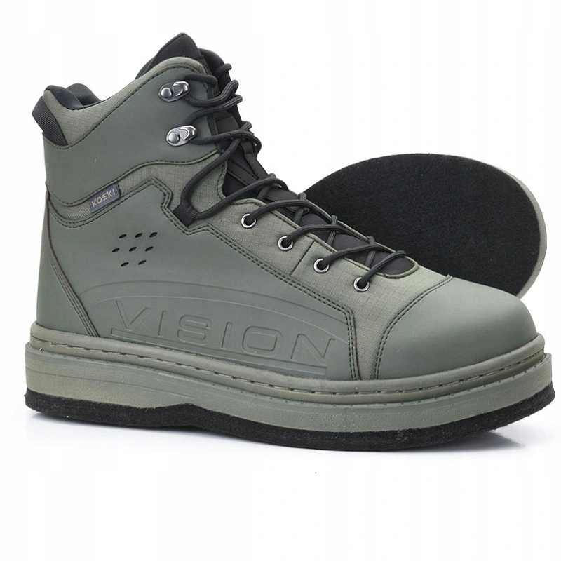 Buty Do Brodzenia Z Filcową Podeszwą Vision Koski Green Felt V2096-10/43