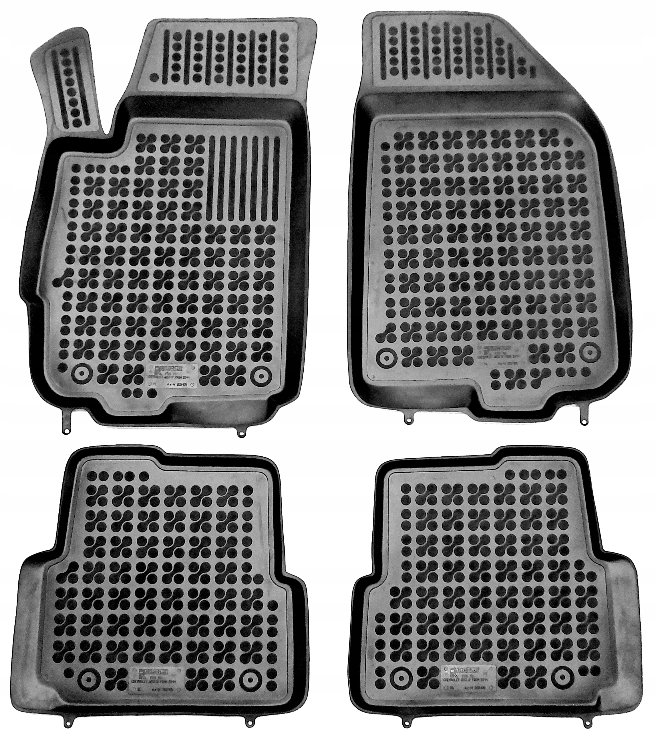 Chevrolet Aveo II T300 2011 - 2020 килимки резинові корита Різати-Пластик