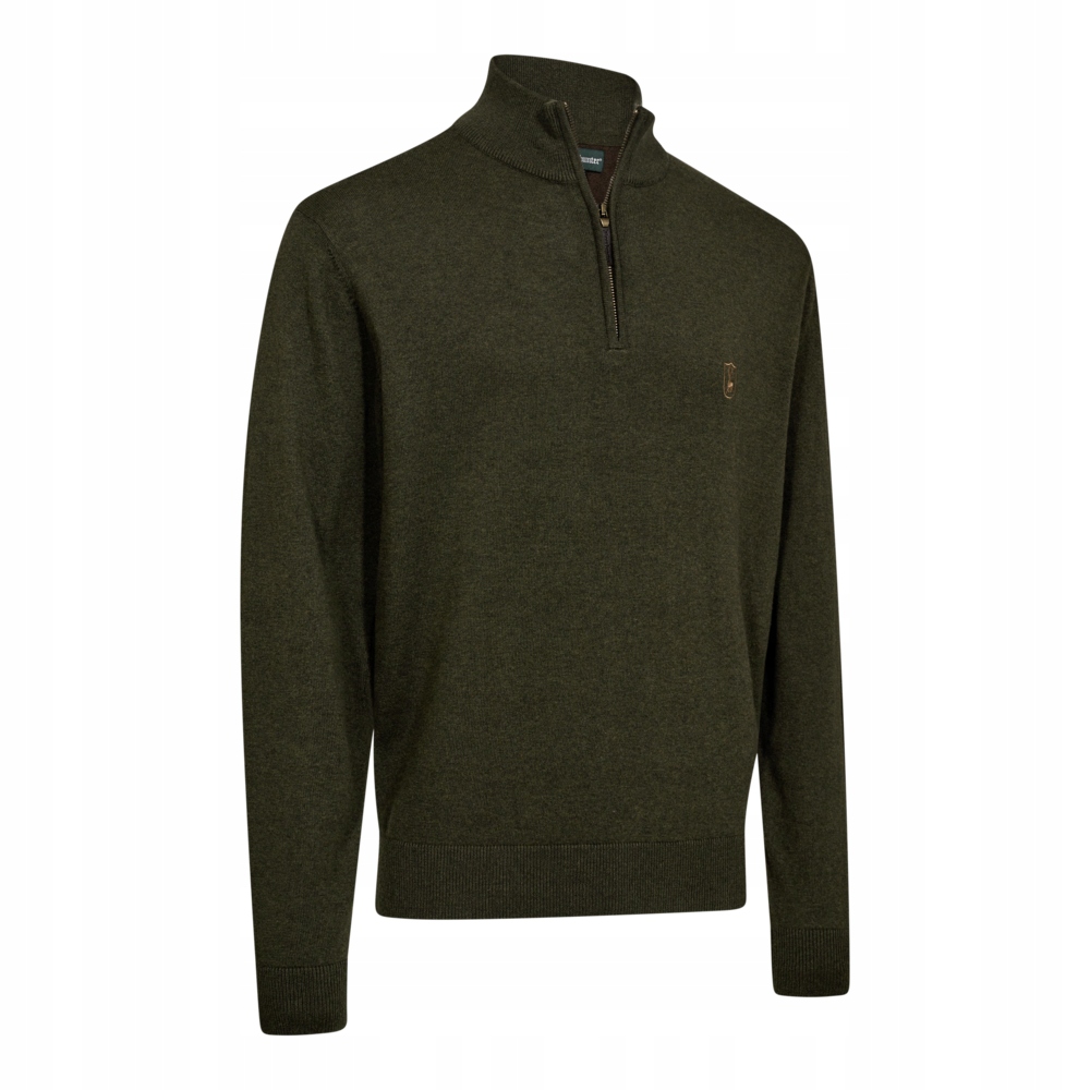 Sweter Deerhunter Harrington 1/2-Zip Knit Forest Ember Melange (368) 8119 L