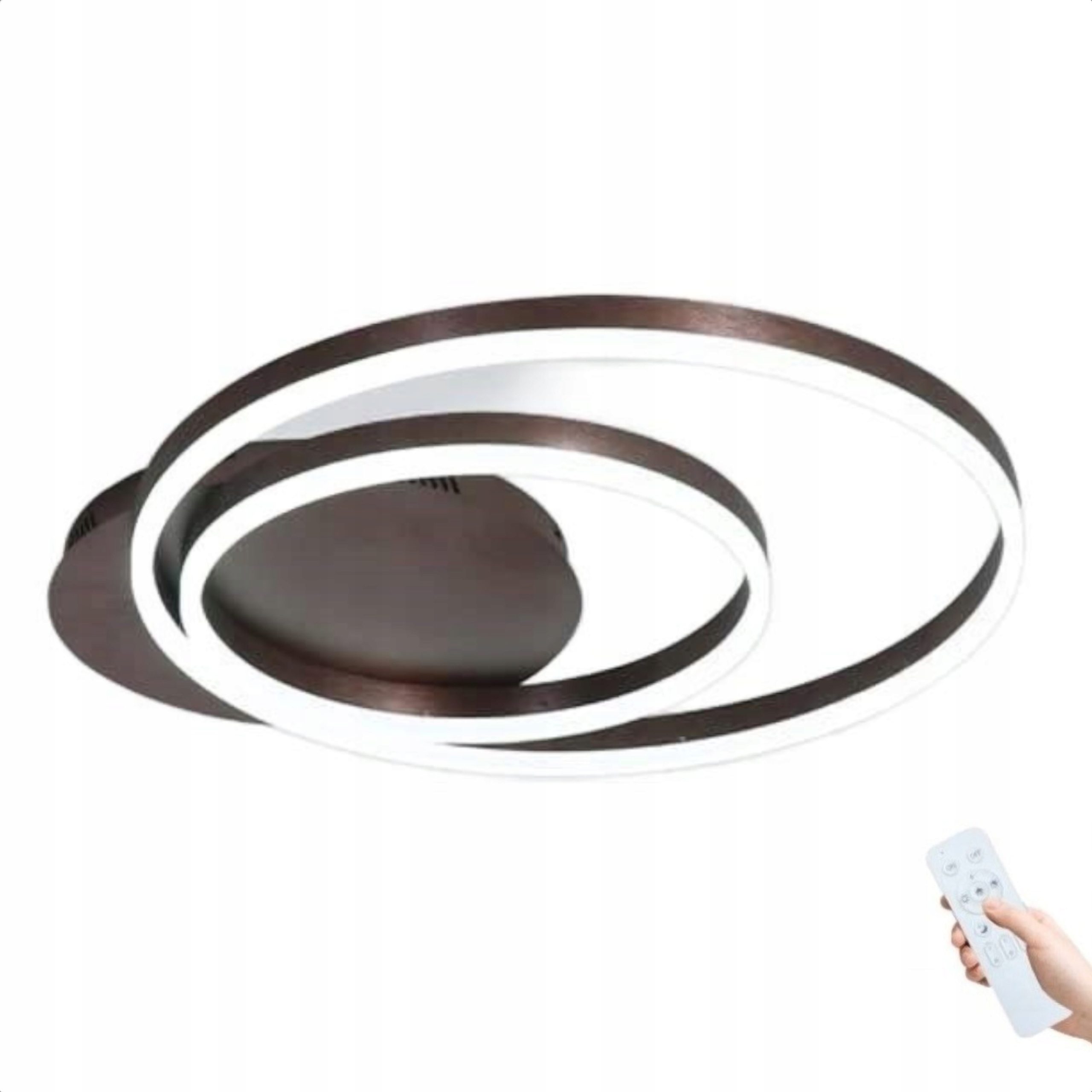 Stropná Lampa Stropné Svietidlo Moderná Čierna Led Luster S Pilotom Loft 3 Farby