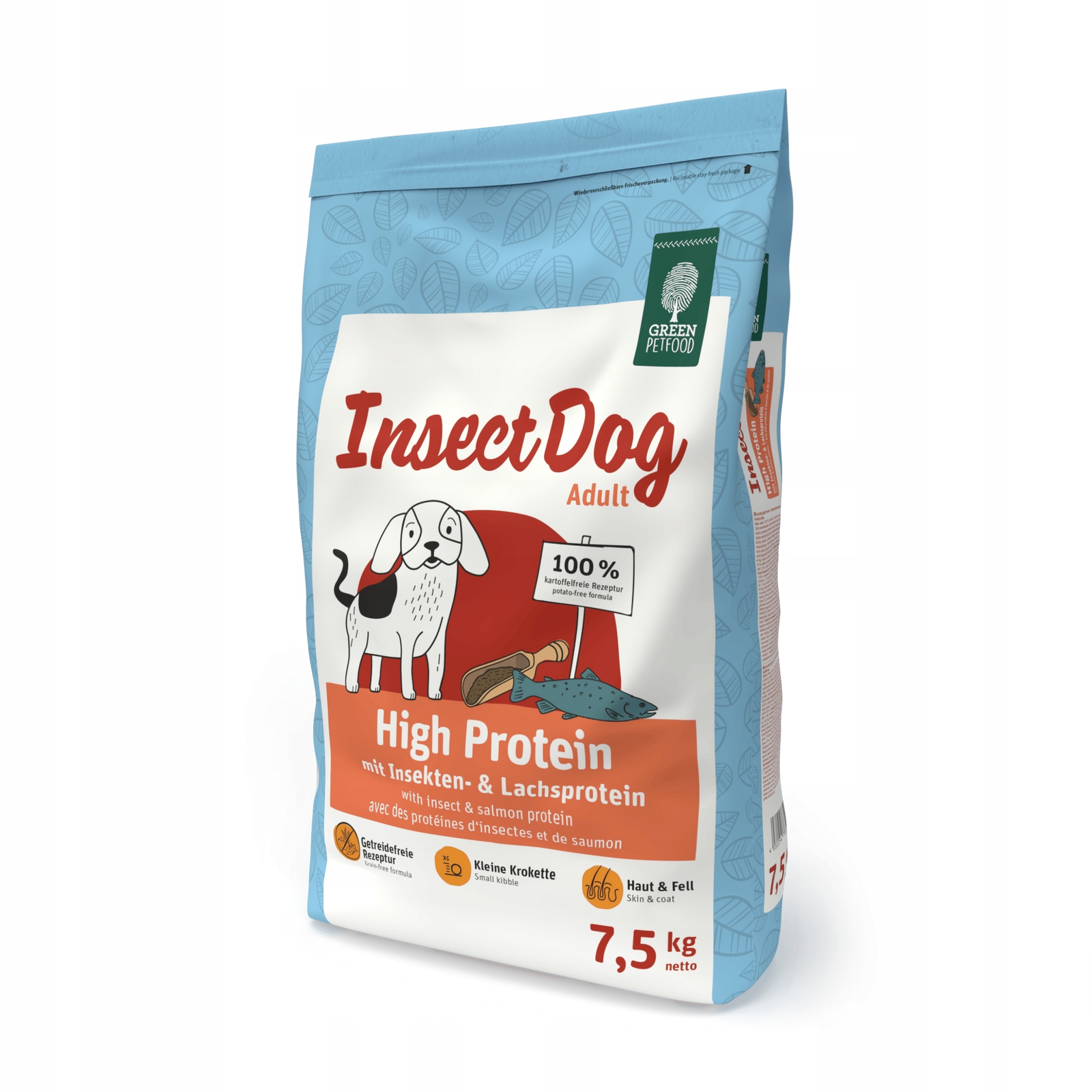 Green Petfood Green Petfood InsectDog High Protein 7,5 kg