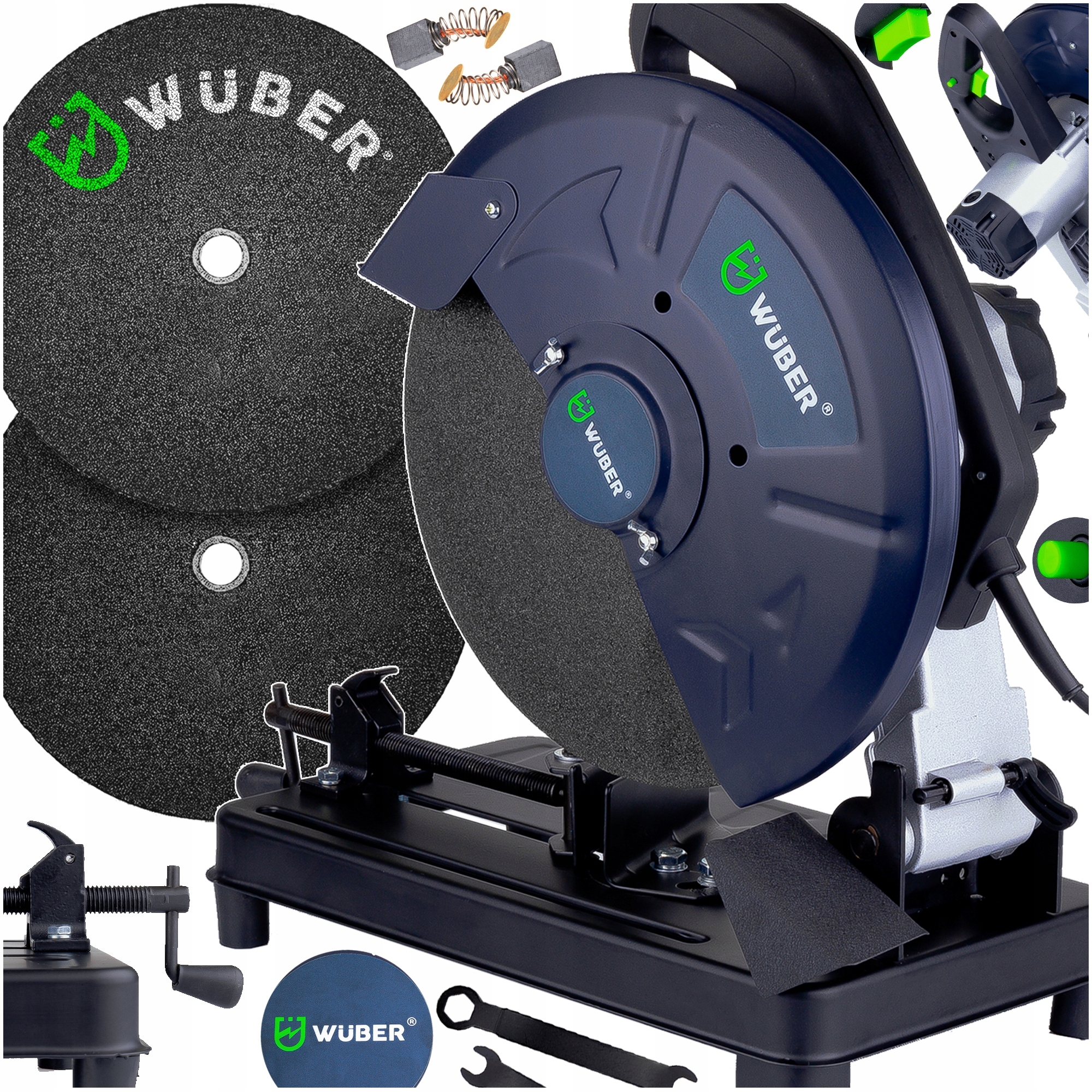 Piła Ukośnica Przecinarka Do Metalu 2950W 2xTARCZA