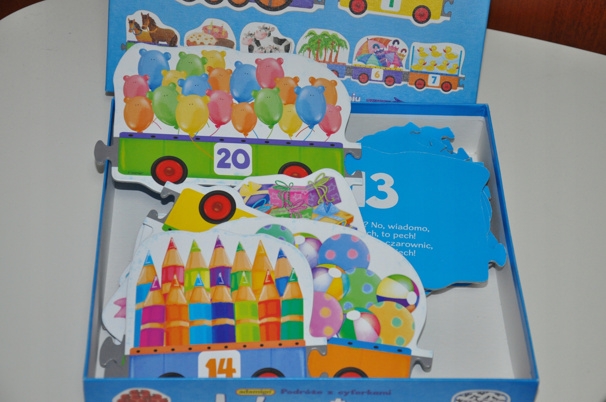 Adamigo Lokomotywa - podróże z cyferkami Marka Adamigo