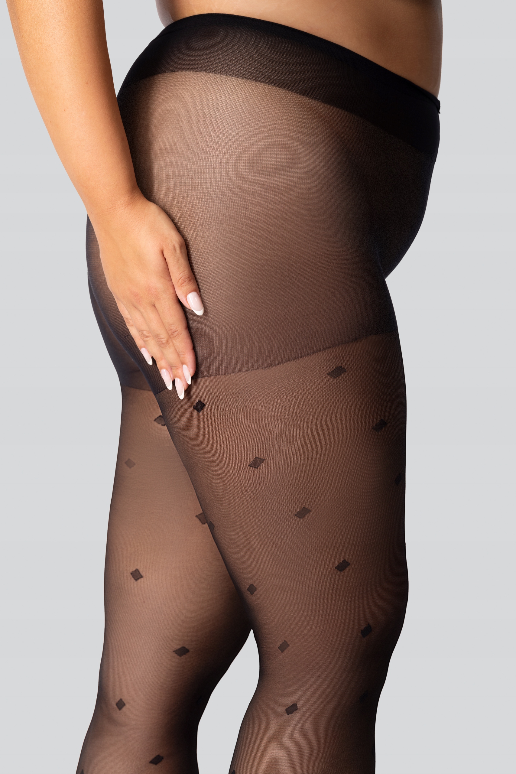 QUEEN SIZE rajstopy DIAMOND RAIN 30 den Rozmiar 8 Marka Mona