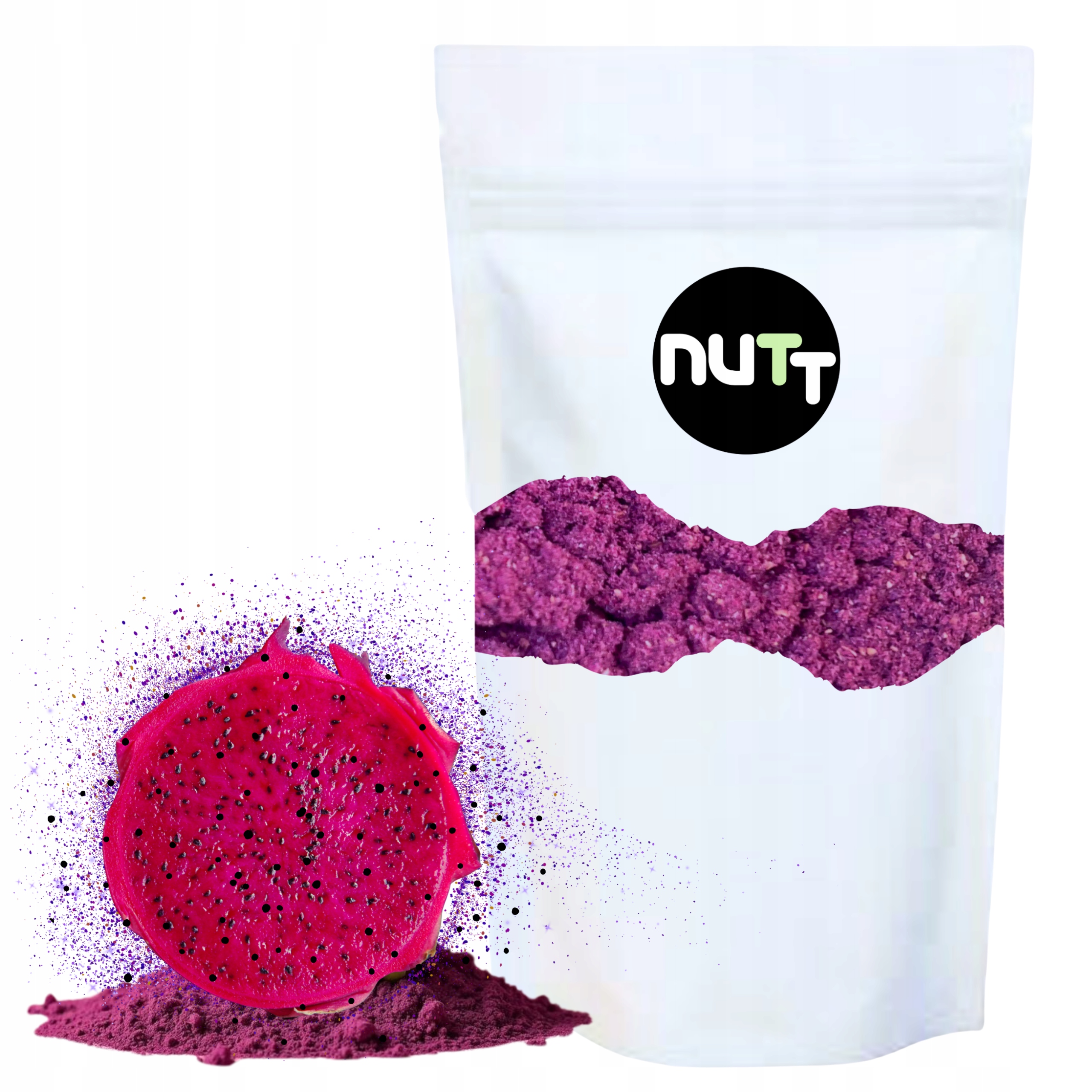 Smoczy Owoc Liofilizowany Proszek 500g drobny Dragon Fruit Klasa A nutt