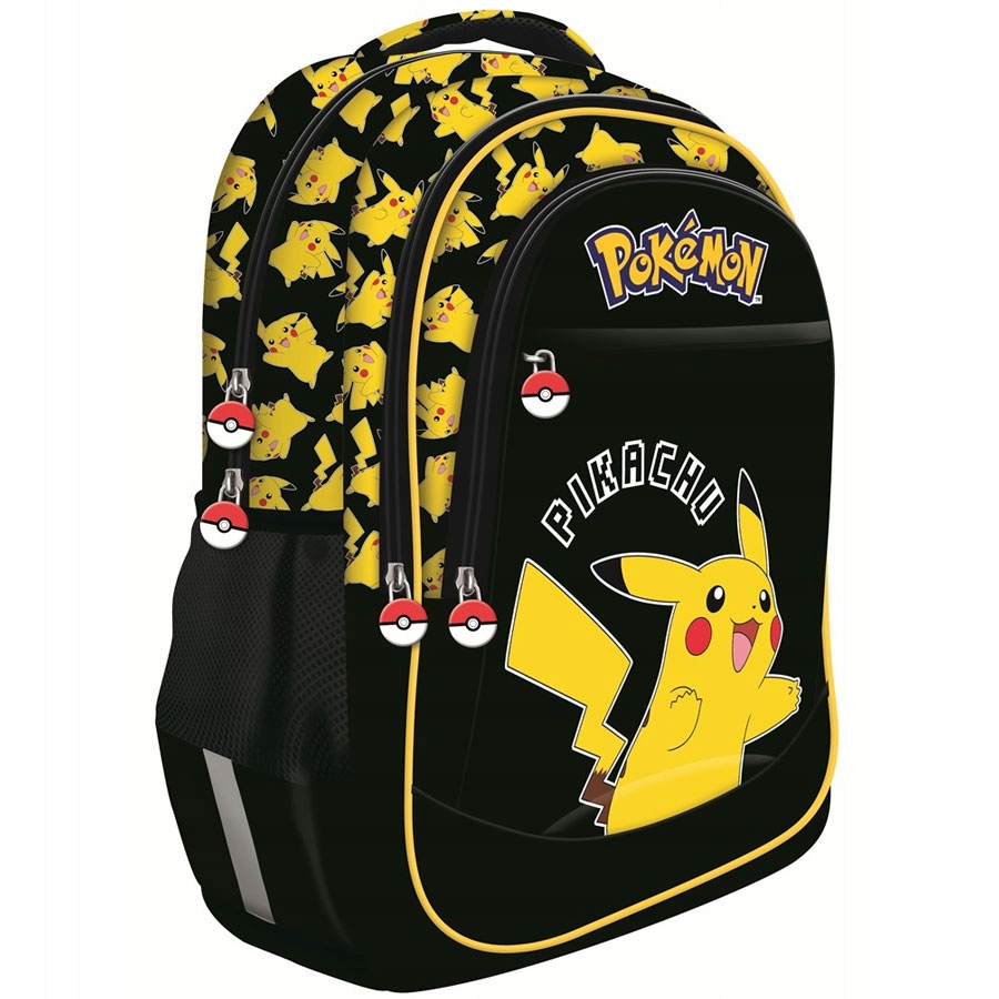 Plecak szkolny wielokomorowy 1-3 pikachu Pokémon St. Majewski 22 l_3