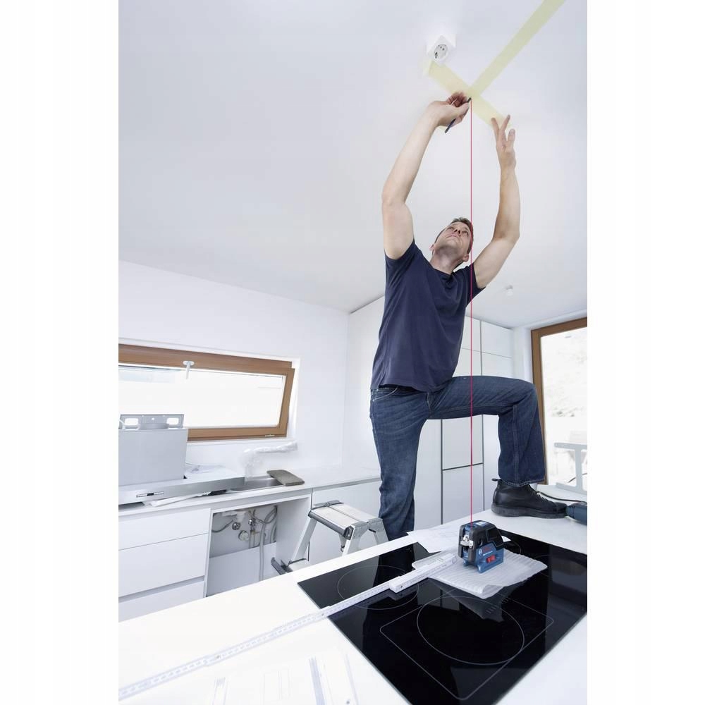 Laser liniowo-punktowy Bosch GCL 25 + BS 150 + Wkładka do L-Boxx Czerwony Marka Bosch