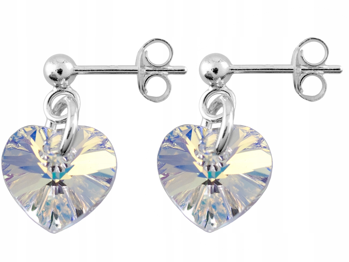 

Versil kolczyki sztyfty serce Swarovski Srebro 925