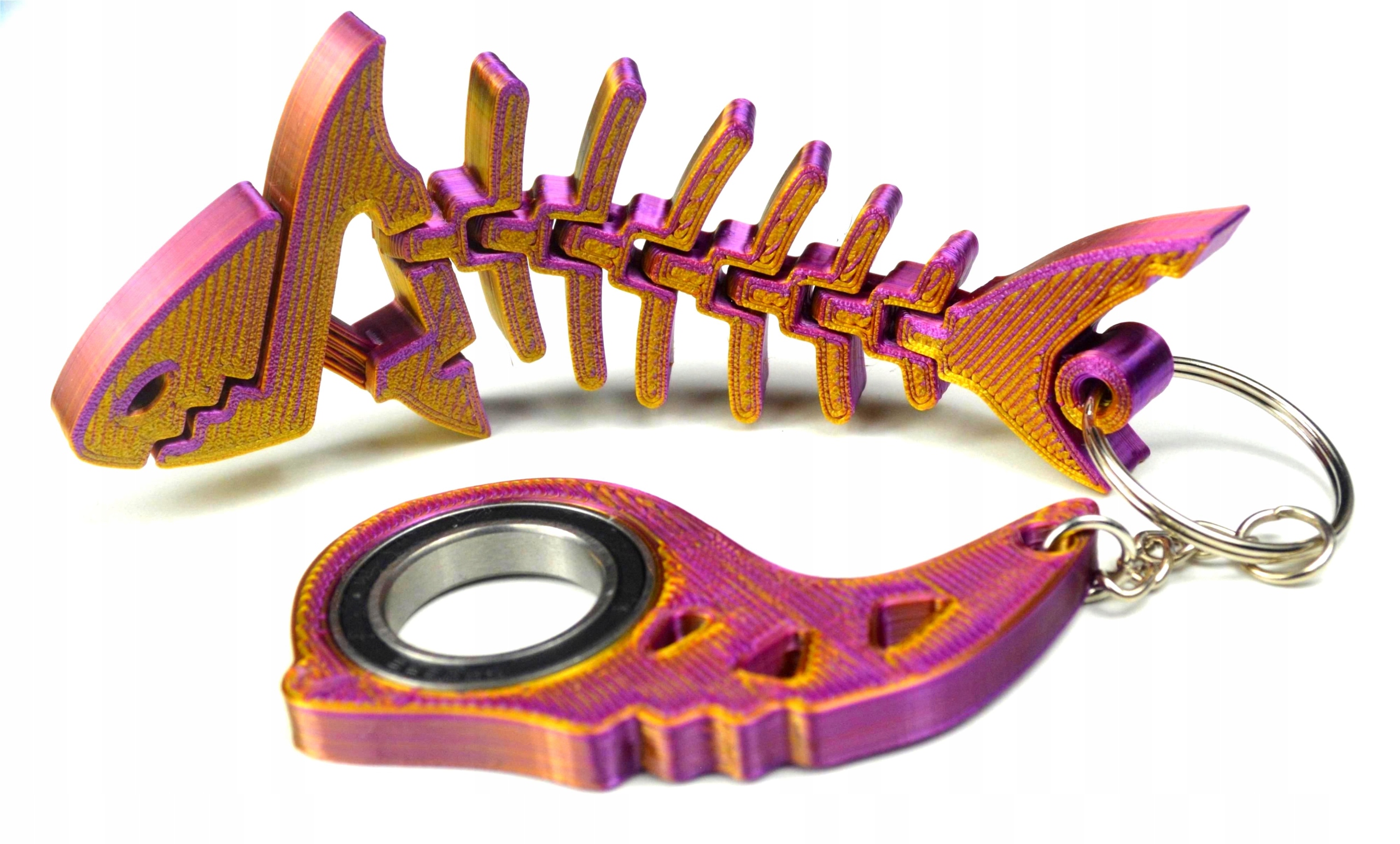 Brelok do Kluczy Rekinek KEYRAMBIT KEYSPINNER karambit - BLUE Marka inna