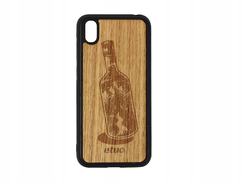 

Etui na Huawei Honor 8S Wood Case - dąb