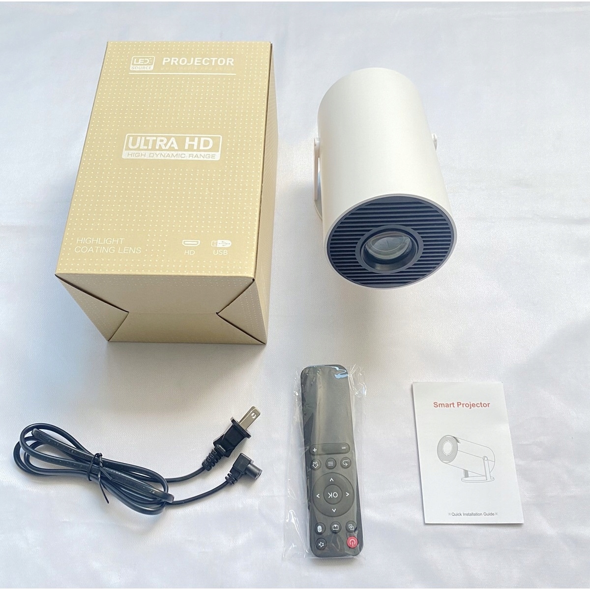 Mini Projektor Smart Tv Android Full Hd 130" S Bluetooth Wifi Reproduktorem