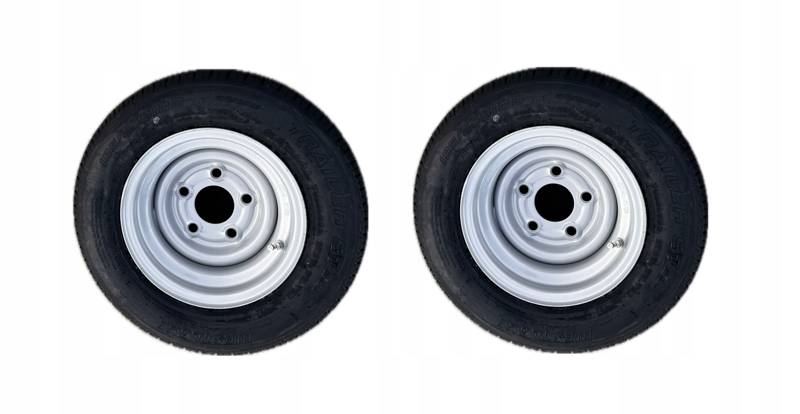Sada 2x Kolo Westlake ST290 R10 195/55R10C 5x112 ET-4 pro přívěsný vozík