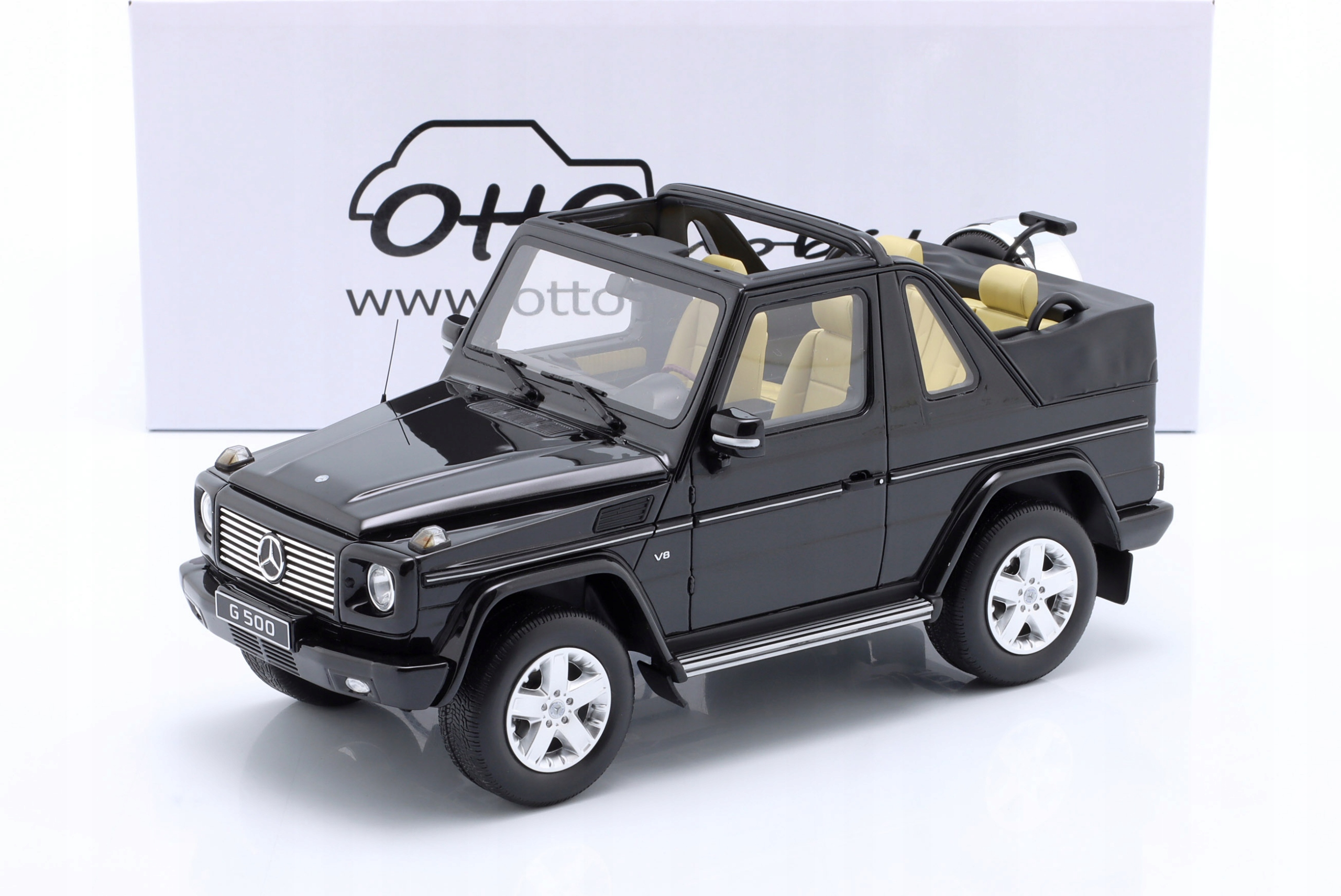 Otto Mercedes Benz G500 (třída G) Cabriolet Open 2013 Obsidian Black 1:18