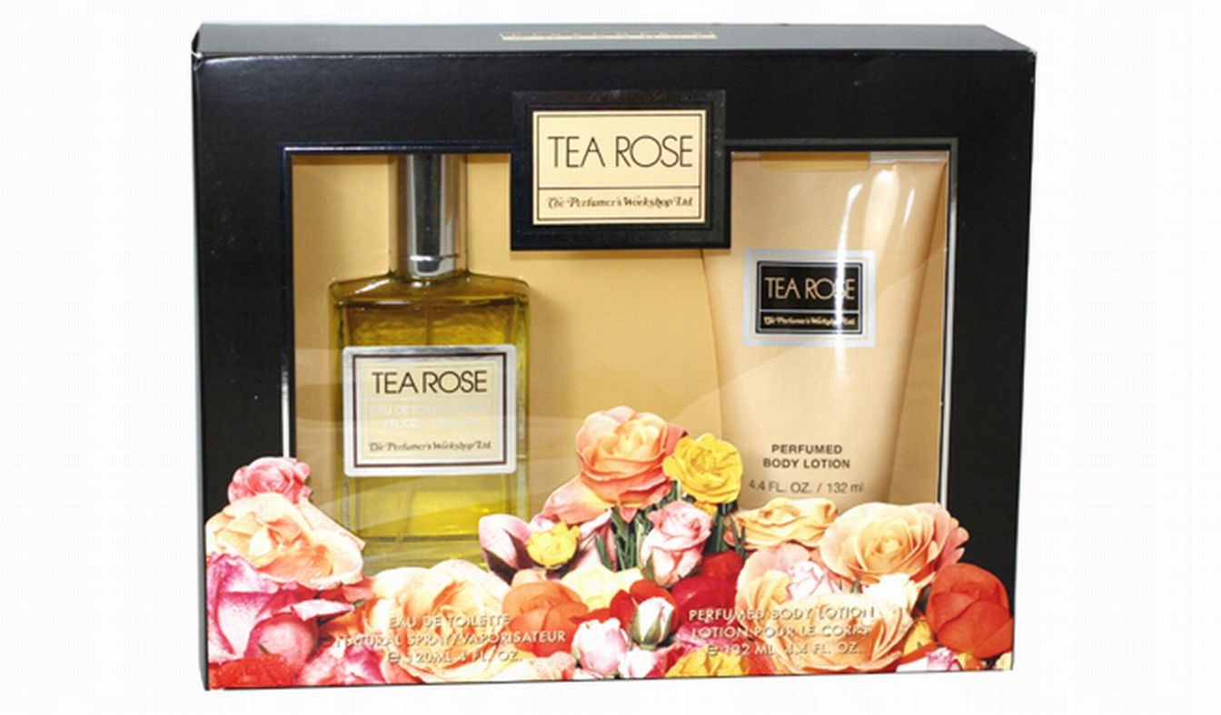 Tea Rose Róża Herbaciana Edt woda toaletowa 120ml i balsam do ciała 132ml