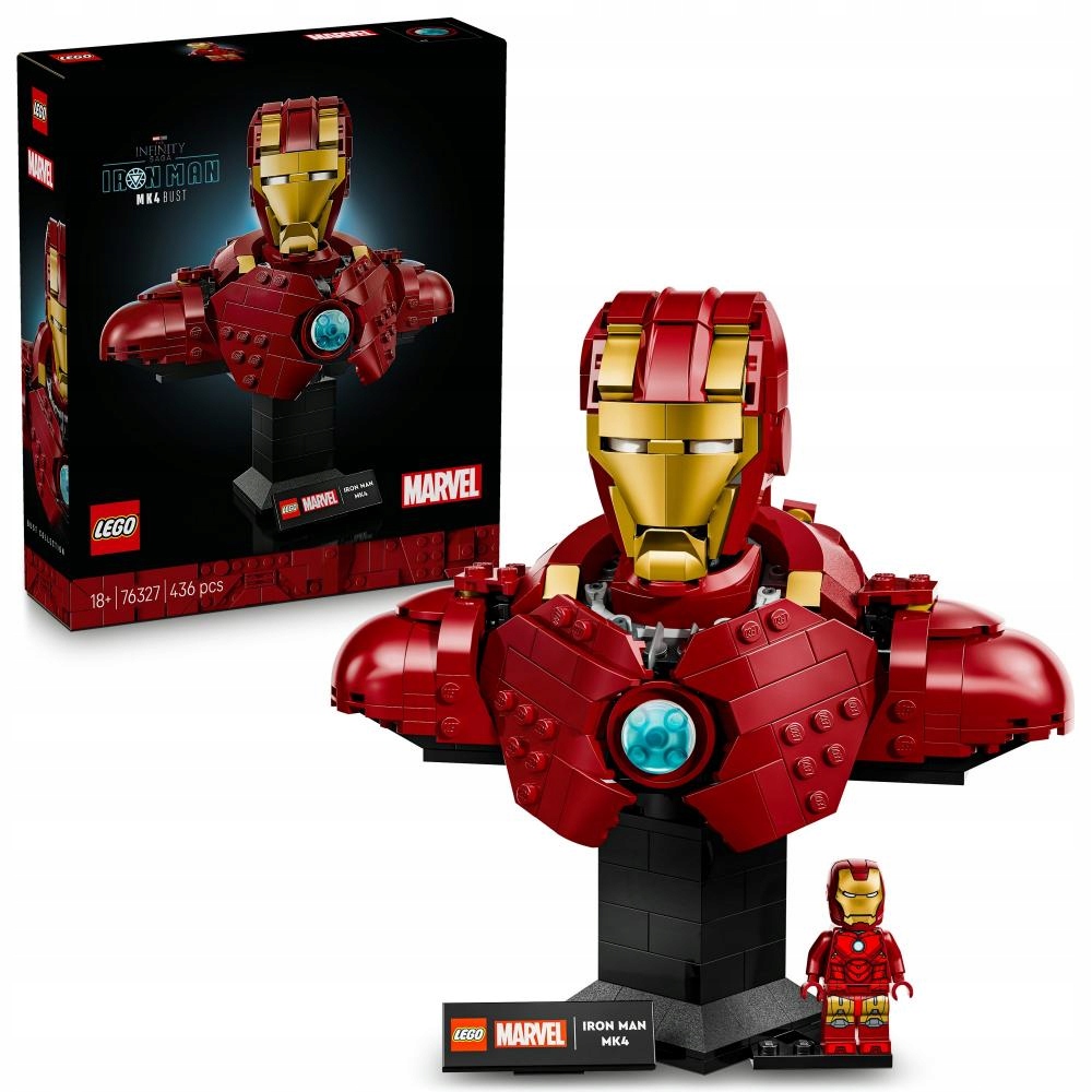 Lego 76327 Marvel Iron Manova busta MK4