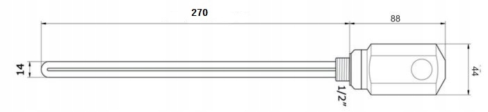 GRZAŁKA elektryczna grzejnika łazienkowego 300W B Marka Volux
