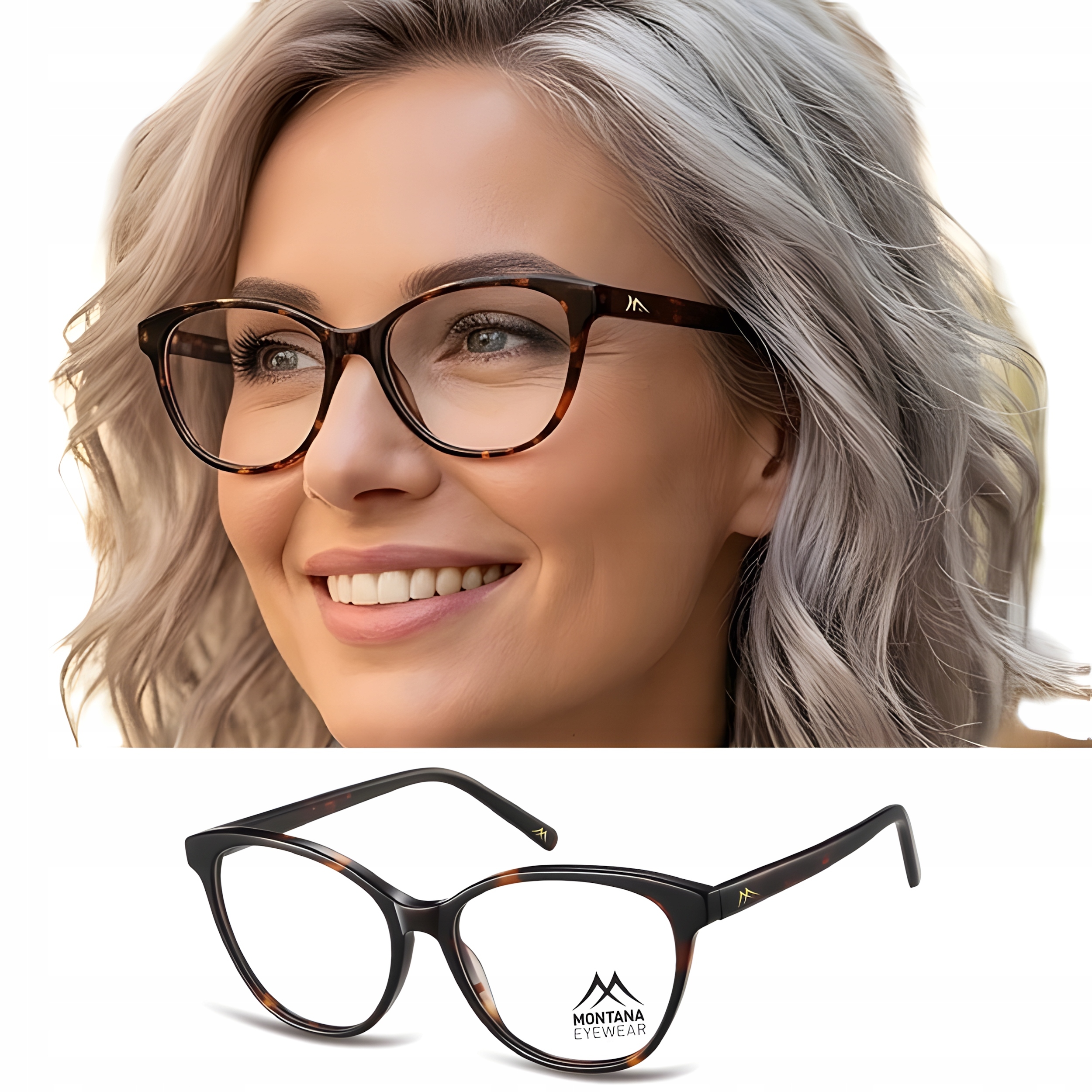 ОЧКИ ОПРАВЫ ЖЕНСКИЕ КРАСИВЫЕ ОРИГИНАЛЬНЫЕ МОНТАНА CE ЛИНЗЫ ДЕМО