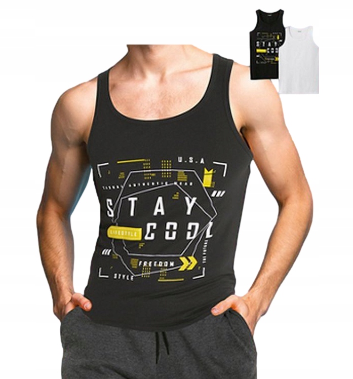 2PAK KOSZULKA MĘSKA TSHIRT TOP Stay Cool *L