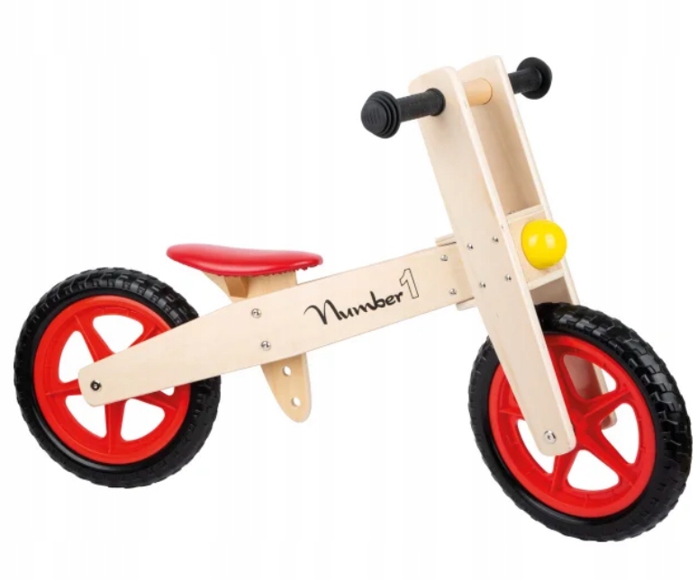 Drewniany lekki rowerek biegowy Small Foot