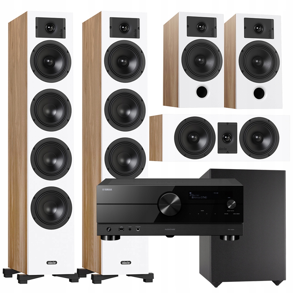 Indiana Line Diva 6 3 7 Basso 880 Yamaha RX-A2A Aventage Set 5.1