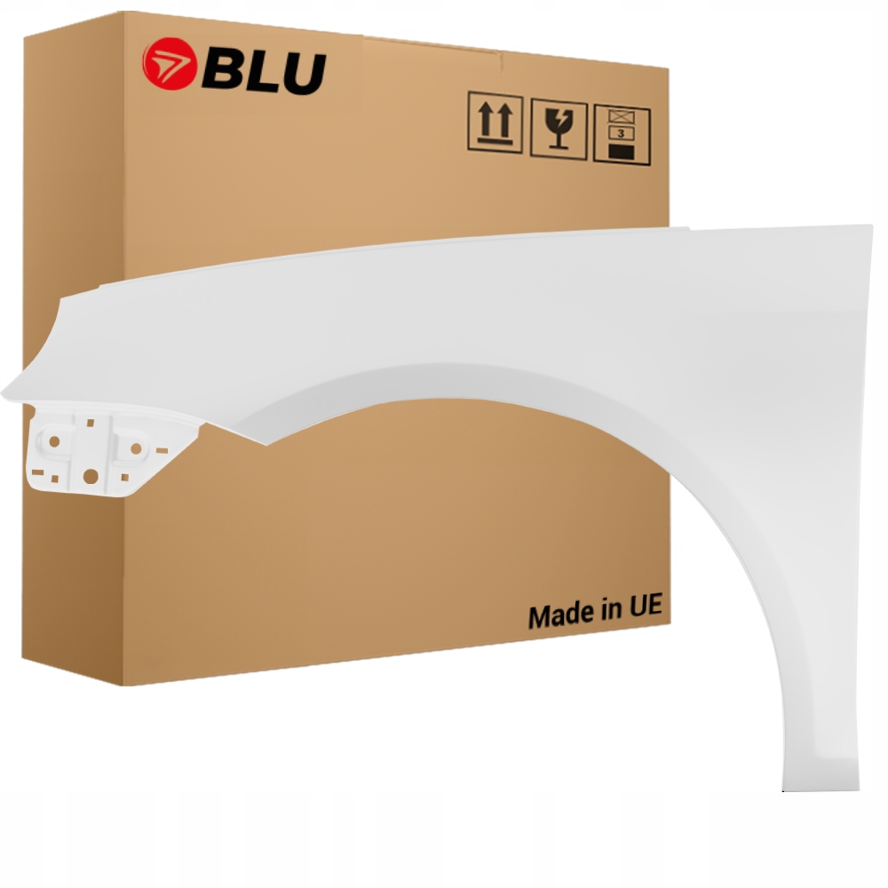 Blu Blatník Vw Eos LB9A levý bílý 06-15 přední CandyWeiss