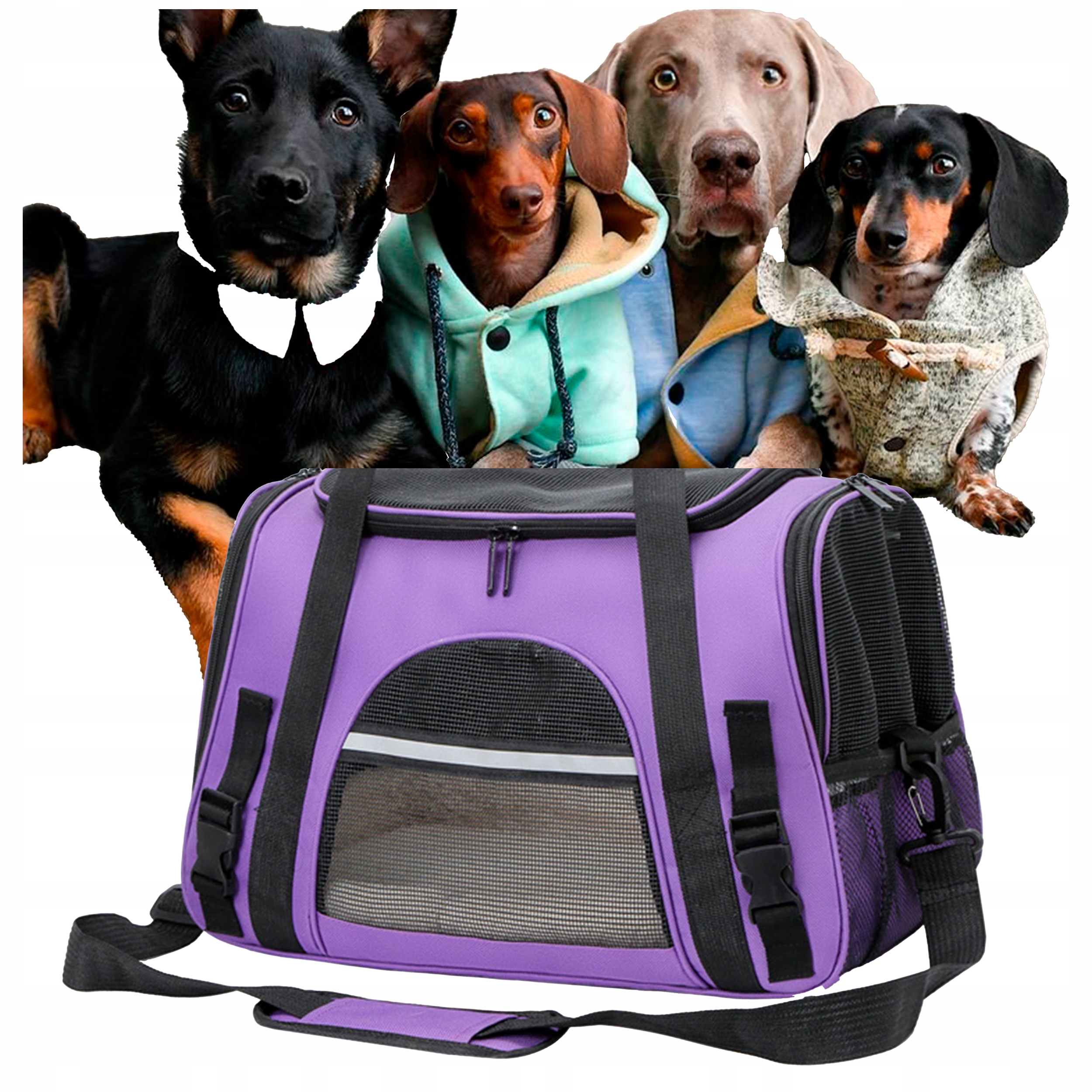 Levně Přepravka Pro Velké Kočky A Psy Pelíšek Taška Měkký Pelech 43*25*28 CM